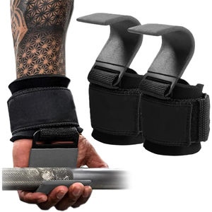 Ganchos de Neopreno para Levantamiento de Pesas, Antideslizantes, Impermeables, Unisex, Correas de Muñeca para Levantamiento de Pesas, Protector de Palma para Entrenamiento - Product Image 2