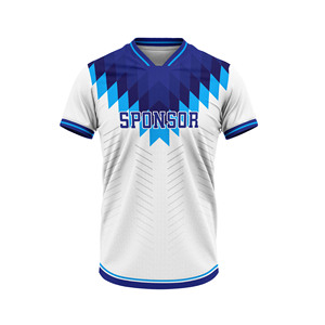 Maillots de football personnalisés OEM, ensembles respirants, anti-transpiration, extensibles dans quatre sens, séchage rapide, motif 3D imprimé par sublimation - Product Image 2