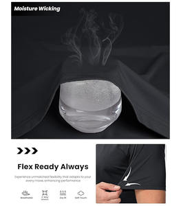 Camisetas de Punto con Cuello Redondo de Algodón de Alta Calidad al por Mayor 2025 para Hombre, Camisetas Informales de Verano de Manga Corta Transpirables - Product Image 3