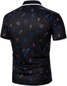 เสื้อโปโลกอล์ฟผู้ชายพิมพ์ลายดิจิตอลตามสั่ง ปักลายได้ทั่วตัว ด้วยเทคนิคการพิมพ์แบบ Sublimation แห้งเร็ว เหมาะสำหรับเล่นกีฬา - Product Image 2
