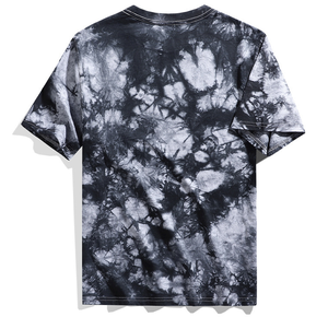 เสื้อยืดคอตตอน 100% แขนสั้น ลายมัดย้อม สไตล์วินเทจ คอกลม เสื้อผ้าผู้ชาย ไซส์ใหญ่ เสื้อเชิ้ตผู้ชาย มีสินค้าพร้อมส่ง - Product Image 6