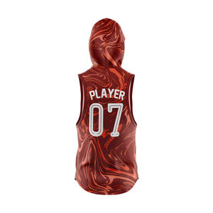 Ensemble de maillots de football américain 7v7 personnalisables OEM ODM, respirant, séchage rapide, 100% polyester, grandes tailles, avec logo frontal - Product Image 5