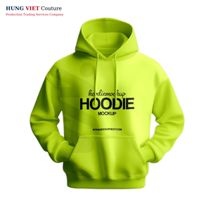 OEM Hombres de gran tamaño de cuello redondo sudadera de peso pesado 360gsm 80% Algodón 20% Poliéster Essentials Estilo Casual Sólido Liso Teñido - Product Image 5