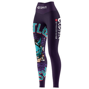 Conjunto de Camiseta Deportiva TITAN TREAD WEAR para Hombre, Estampado Digital Morado, Manga Larga, Secado Rápido, Spandex/Poliéster, Antibacteriano, UPF50+ - Product Image 4