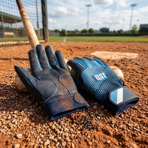 QST Professional Unisex Baseball Batting Glove Softball Custom Leather Gloves Breathable Non-Slip Catcher Left-Handed OEM Gloves - Product Image 4