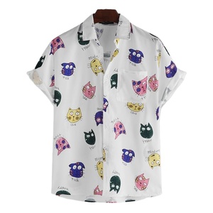 Premium Quality Men's Short Sleeve Polyester/Cotton Breathable Quick Dry Eco-Friendly Printed <b>Shirt</b> Fashionable Clothing Summer - Product Image 6