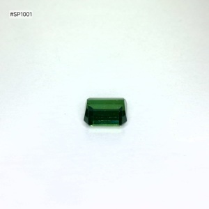 Tourmaline vert foncé de qualité 3A, octogonale, 3,44 ct, pierre précieuse de haute qualité, couleur intense, clarté transparente, pour collier et bague. - Product Image 3