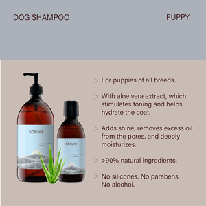 Shampoo per Cuccioli Sofure 1000ml con Ingredienti Naturali, Prodotto Premium per la Pulizia e il Bagno degli Animali Domestici, Vendita all'Ingrosso - Product Image 3