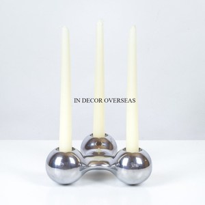 Prime Quality Handmade <b>Brass</b> Gold Color <b>Candlestick</b> <b>Holder</b> Set Of 3 Taper Candle <b>Holders</b> For Home Decoration In Lowest Price - Product Image 4