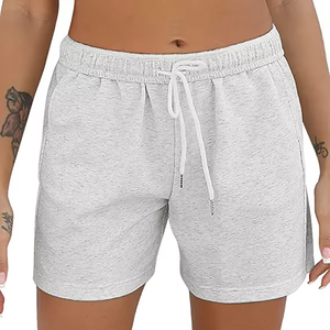 Nouveaux shorts décontractés d'été pour femme, en mélange de coton, taille mi-haute, séchage rapide, respirants, couleur unie, style streetwear - Product Image 5