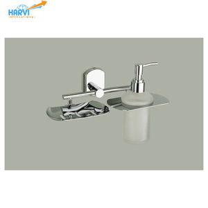 Juego de Accesorios de Baño Modernos y Duraderos de la Colección Arion, para Montar en la Pared, Multifuncionales, Jabonera, Dispensador de Jabón Líquido, para Hospital, Hotel - Product Image 1