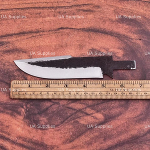 Cuchillo de Supervivencia y Caza UA Supplies, Profesional, Forjado a Mano, Acero al Carbono 1095, Completamente Pulido, Punta Caída - Product Image 4