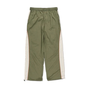 Men's Olive Green Color Blocking Tracksuit Set <b>Zip</b>-<b>Up</b> <b>Jacket</b> With Pockets And Matching Pants Sporty Style Autumn Wear - Product Image 2