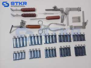 STKR INTERNATIONAL SI-STH-MS-03 Caspar - Juego de Instrumentos Quirúrgicos para Columna Cervical, 57 Piezas, Manual, Certificado CE, Clase I, Acero Inoxidable - Product Image 2