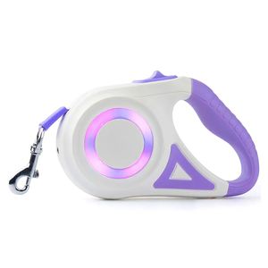 Guinzaglio Retrattile per Cani da 16FT con Torcia RGB, Guinzaglio Estensibile per Passeggiate con Animali Domestici, 2 Rotoli di Sacchetti per Rifiuti, Adatto per Sacchetti per Rifiuti Domestici - Product Image 4