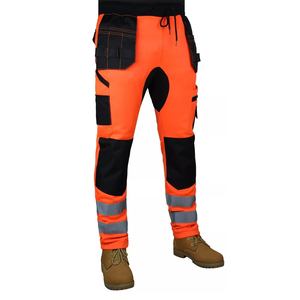 Pantalon cargo d'hiver en toile de haute qualité pour homme, style hip-hop, pour le jogging/la course, avec poches, 100% coton biologique - Product Image 3