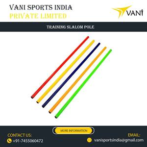 Poste de Slalom para Entrenamiento de Fútbol, Multifuncional, Portátil, Duradero, de PVC, de Alta Calidad, Fabricado en India, para Entrenamiento de Agilidad - Product Image 2