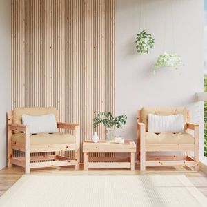 Silla de Jardín de Madera Natural Sólida, Modular Estándar de Madera de Pino, Asiento Cómodo y Elegante - Product Image 1