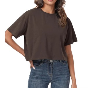 Top Corto para Mujer, Manga Corta, Algodón y Poliéster Premium, Corte Ajustado, Ropa Casual, Proveedor Mayorista de Tops Cortos para Mujer - Product Image 3