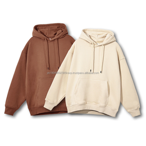 Sweat à capuche Slim Fit vierge en coton polyester de haute qualité pull épais polaire à la mode sweats à capuche de sport pour hommes - Product Image 1