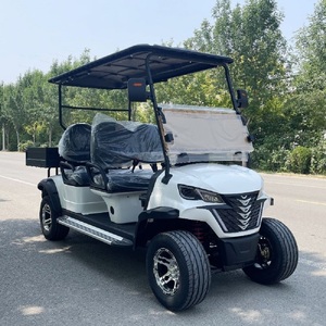 High Quality Electric Golf Cart 4 Seat And 6 Seat Options With Powerful <b>72V</b> <b>Battery</b> Fast Speed Durable Design For Beach Resort - Product Image 3