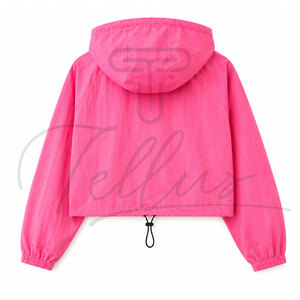 Chaqueta Cortavientos Impermeable con Logotipo Personalizado para Mujer, Chaqueta de Talla Grande para Actividades al Aire Libre con Protección Contra el Viento y el Agua - Product Image 3