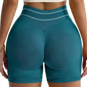 Wholesale Seamless Yoga Biker High Waist <b>Butt</b> <b>Lift</b> Sportswear Gym Fitness Women's Sports Shorts - Product Image 1