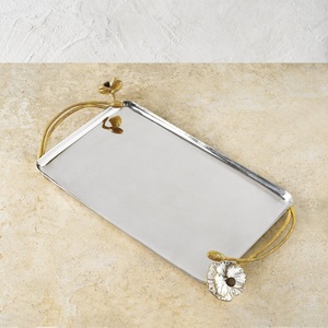 Plateau à collation, plateau ginkgo, plateau de service pour le thé, plateau ginkgo, plateau de service pour le café, plateau ginkgo, cadeau de luxe, plateau ginkgo premium - Product Image 5