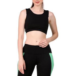 Conjunto de Yoga para Mujer, Tendencia 2026, Nuevo, Transpirable, Ligero, 2 Piezas, Sin Mangas, Cintura Elástica, Color Sólido, Logotipo Personalizado - Product Image 2