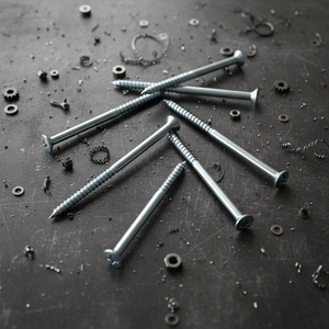 Tornillos de Construcción de Madera Métricos de Alta Resistencia PDC Clase 4 - Fijaciones para Madera con Rosca Parcial y Cabeza Plana de Óxido Negro - Product Image 3