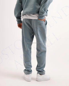 Trendy Mens Loose Bottom Premium Quality Pants Custom Style Logo <b>Funky</b> Streetwear Long Knitted Winter Bottoms Embroidered OEM - Product Image 4