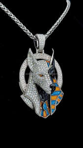 Pendentif cheval Moissanite personnalisé, pendentif diamant glacé en émail coloré 3D, pendentif animal personnalisé, pendentif animal 3D en argent 925 - Product Image 3