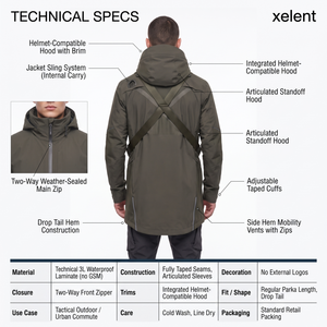 Chaqueta Táctica Impermeable Personalizada para Hombre, Estilo Techwear, con Capucha y Arnés Trasero, Directo de Fábrica OEM desde Sialkot - Product Image 5