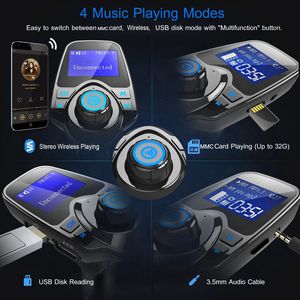 Wireless for <b>Bluetooth</b> Car Kit with FM Transmitter <b>MP3</b> <b>Player</b> Hand-Free Call USB Charger Featuring AUX Input - Product Image 2