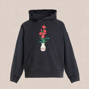 Sweat-shirt à capuche surdimensionné personnalisé en molleton de coton épais, pull décontracté coupe ample, vêtements streetwear – Fournisseur - Product Image 4