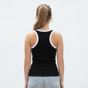HAWK EYE SPORTS Camisetas sin mangas de cuello redondo para mujer, de poliéster/algodón, transpirables, de punto, informales, holgadas, cómodas para uso diario - Product Image 2