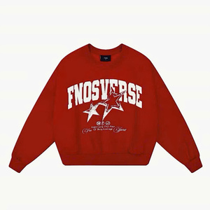 Suéter Premium Unisex de Manga Larga 100% Algodón, Estampado, para Primavera, Tejido Suave y Cálido, Estilo Casual Urbano, con Logotipo Personalizado ODM - Product Image 1