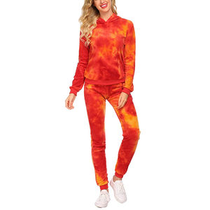 Wholesale <b>Velvet</b> Tracksuits <b>for</b> Women Casual Two Piece Sets Long Sleeve <b>Jacket</b> and Pants Set 2 Pcs Sets Womens Velour Tracksuit - Product Image 4