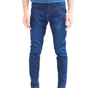 Jeans casuales para hombre, corte recto, lavado a la piedra, 100% algodón, transpirables, de secado rápido, cintura media, ligeros. - Product Image 6