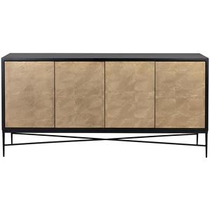 Four Door Solid Wood <b>Sideboard</b> Cabinet with Spacious <b>Storage</b> Compartments for Bedroom Kitchen Dining Space and Modern Homes - Product Image 1