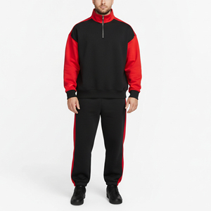Ensemble deux pièces sportif pour homme, col montant contrastant, respirant, idéal pour l'hiver, sur mesure - Product Image 6