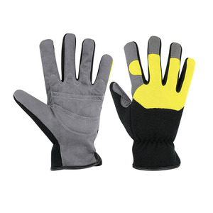 Gants de mécanicien unisexes en cuir, coupe-vent, respirants, à doigts entiers, prix abordable, pour la sécurité au travail - Product Image 4
