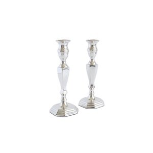Factory Price Elegant <b>Silver</b> Plated <b>Candlesticks</b> Classic Metal Home Tabletop Decor Wedding Anniversary Gift Candle Holders - Product Image 1
