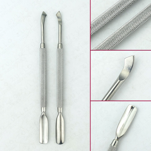 Raspador y Empujador de Cutículas de Acero Inoxidable de Doble Cara para Limpiar Piel Muerta, Manicura, Pedicura, Cuidado de Uñas - Product Image 6