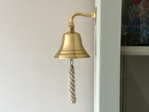 Handcrafted <b>Brass</b> Wall Hanging <b>Bell</b> for Home Temple Entrance Balcony Garden Door Decor Vintage Hanging <b>Bell</b> - Product Image 4