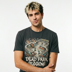 T-shirt Streetwear Homme Personnalisé avec Motif Prison Zombie, Coton Lourd Noir, Impression de Haute Qualité, Fabricant de T-shirts - Product Image 5