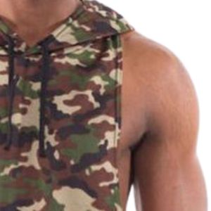 Camiseta Deportiva sin Mangas para Hombre, Estilo Racerback, Suave, Elástica, Transpirable, para Gimnasio, Ejercicio, Ropa Deportiva, Fabricante Personalizado - Product Image 5