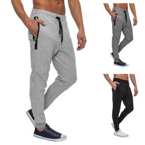 Vente chaude hommes 100% coton 350 GSM polaire pantalons de survêtement couleurs personnalisées brodé imprimé Logo poche taille élastique Service OEM - Product Image 4