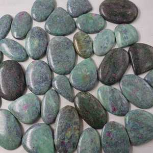 Piedras Preciosas de Cuarzo Natural de Alta Calidad para Joyería, Anillos Bohemios con Juego de Colores en Corte Cojín/Pera - Product Image 1