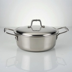 Casseroles simples pour usage quotidien, en acier inoxydable argenté, idéales pour la cuisine à domicile, le service et le stockage, réchauffe-aliments longue durée. - Product Image 5